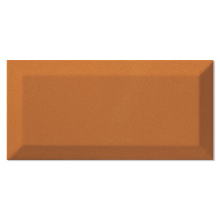 Kakel Metro Fasat Orange Blank 10x20 cm-1